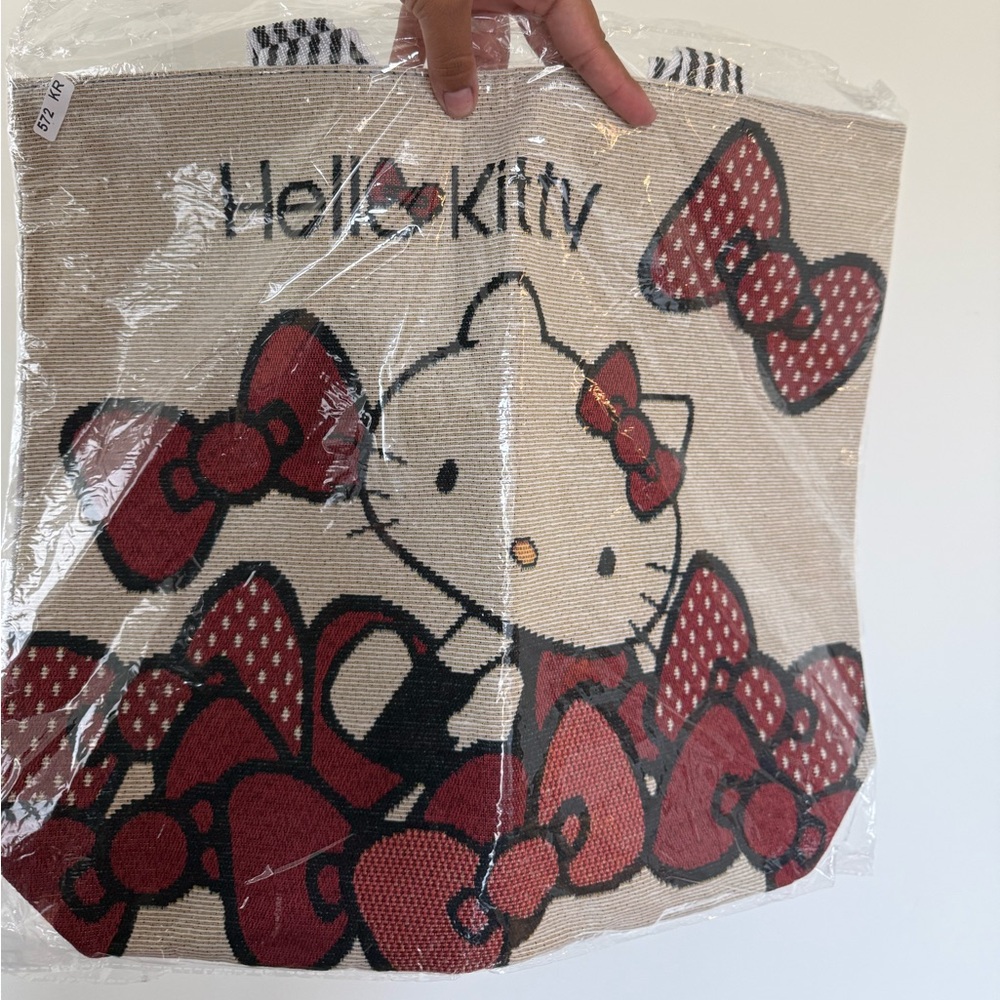 Hello Kitty Tote Bag with Red Bows